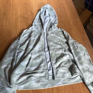 Old navy camp zip up sweater